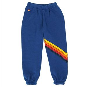 Aviator Nation 🌈 Kids Chevron Sweatpants Royal